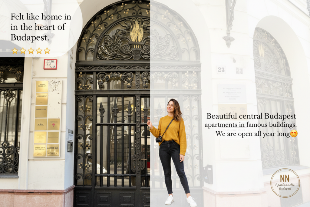 Híres felújított épületben található apartmanok