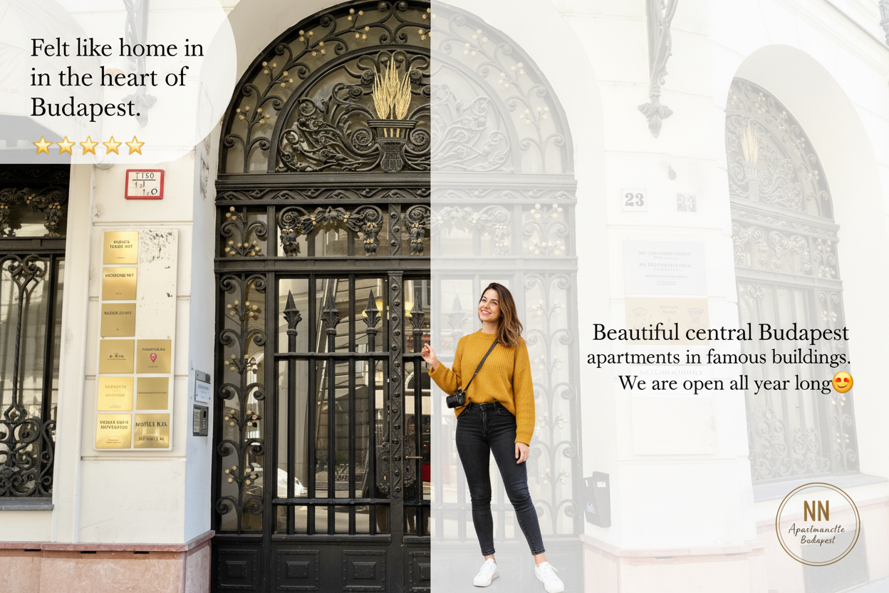 Híres felújított épületben található apartmanok